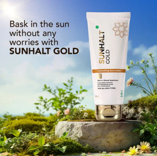Sunhalt Gold Hydrating Sunscreen SPF 50 PA+++