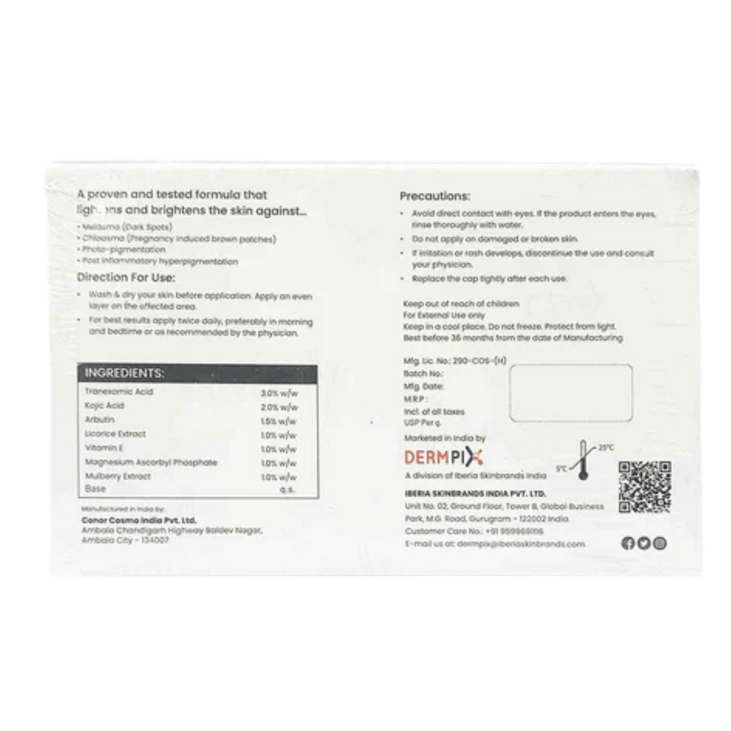 Raplite Depigmenting Cream 1*20gm