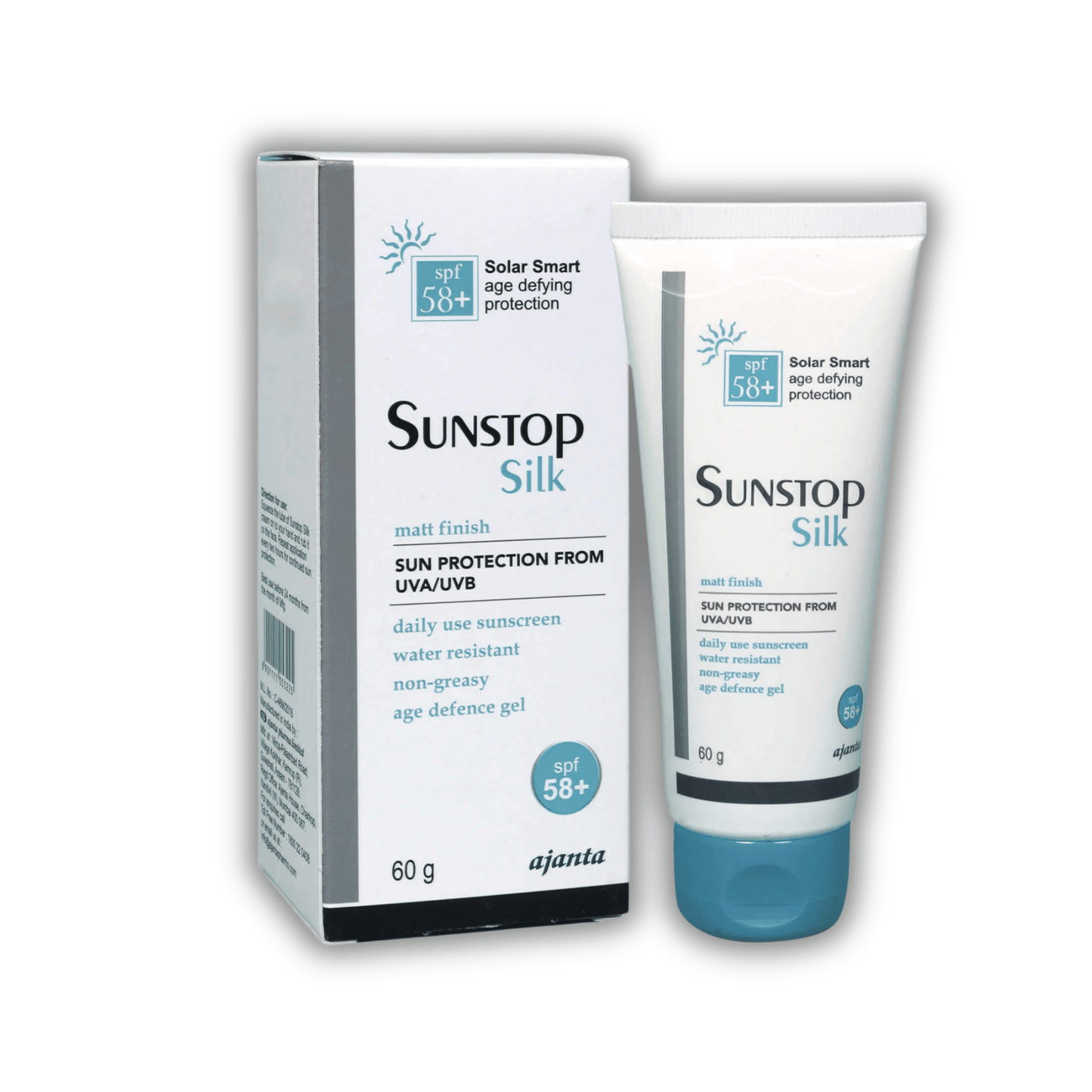 Sunstop Silk Sunscreen Cream SPF 58+, 60GM