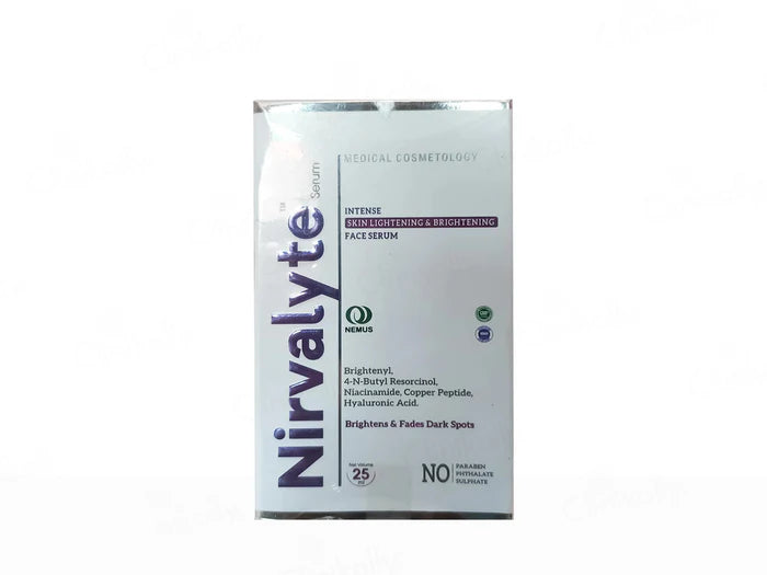 Nirvalyte Intense Skin Lightening & Brightening Face Serum, 25ml.