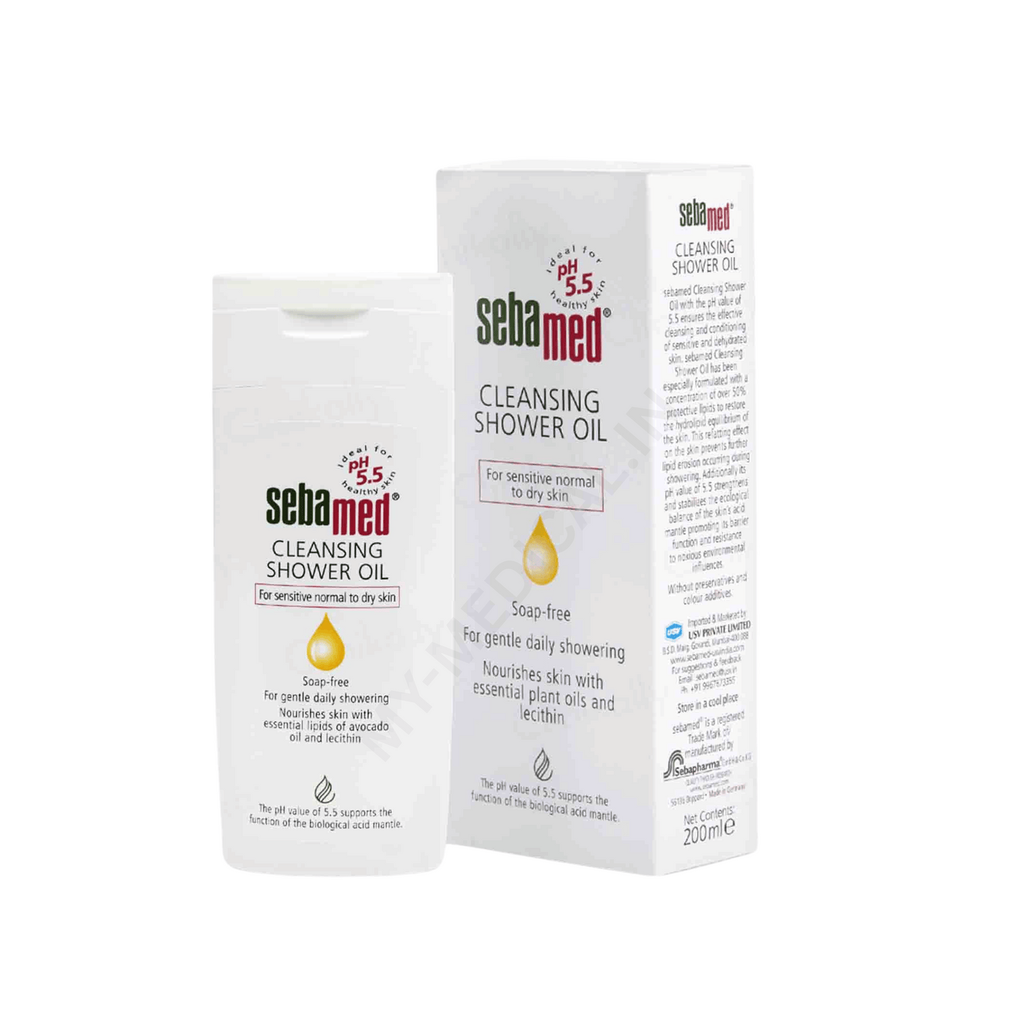 SEBAMED CLEANSING SHOWER OIL 200ML