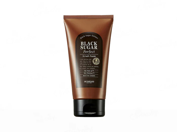 SKINFOOD Black Sugar Perfect Scrub Foam, 180gm.