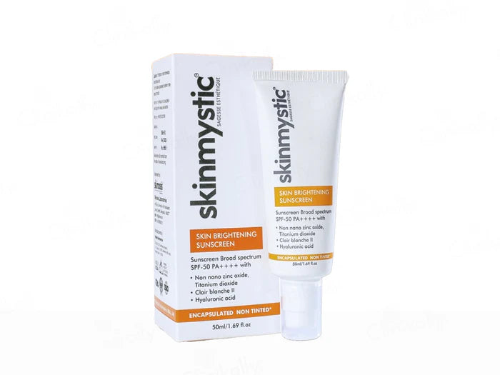 Skinmystic Skin Brightening Encapsulated Non-Tinted Sunscreen SPF 50 PA++++ , 50ml.