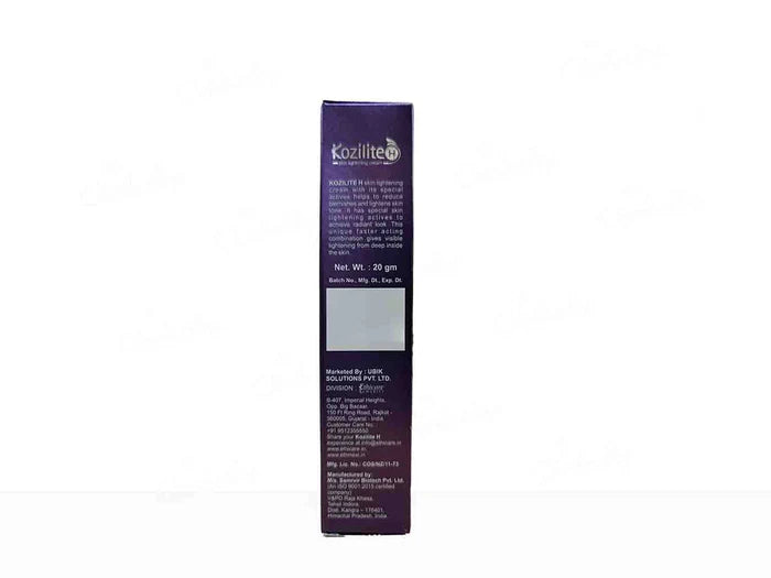 Kozilite-H Skin Lightening Cream, 20GM
