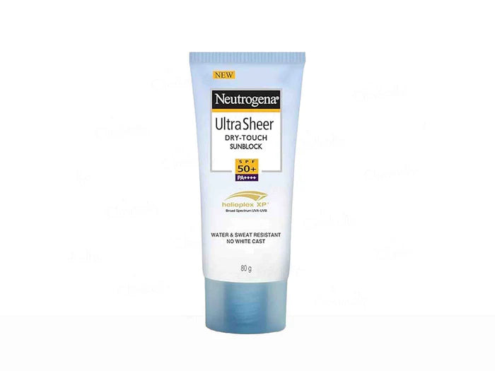 Neutrogena Ultra Sheer Dry-Touch Sunblock SPF 50+ PA++++ ,80gm.