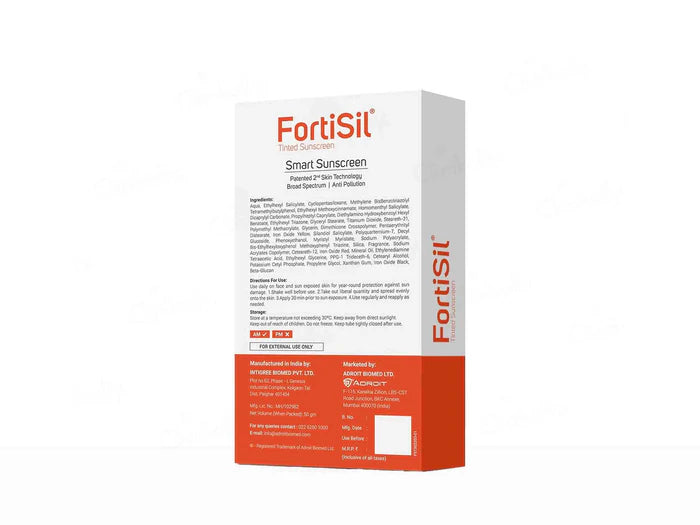Fortisil Smart SPF 50+ PA+++ Tinted Sunscreen 50gm