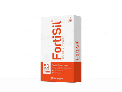 Fortisil Smart SPF 50+ PA+++ Tinted Sunscreen 50gm