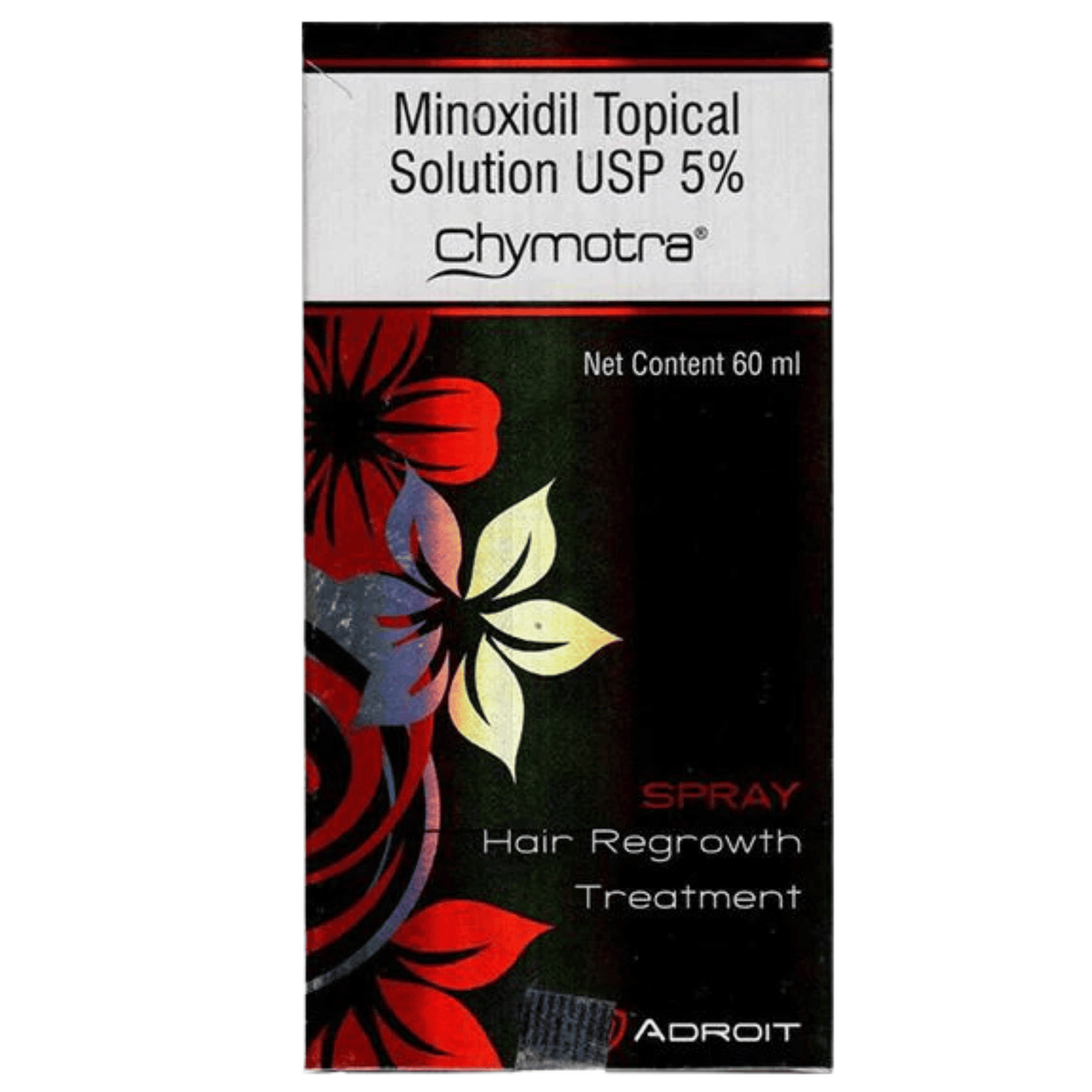 Chymotra Topical Hair Solution 5% 60ml.
