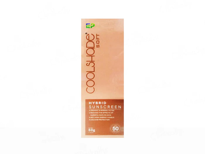 Coolshade Soft Hybrid Sunscreen SPF 50 PA+++ ,50gm.