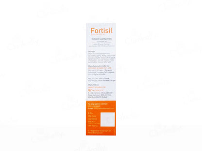 Fortisil Smart Sunscreen Ultra Matte Gel SPF 50 PA+++ 50gm.