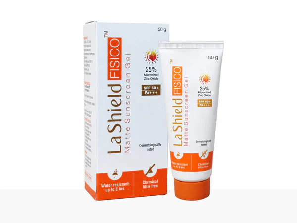 La Shield Fisico Matte Sunscreen Gel SPF 50+ PA+++, 50gm.