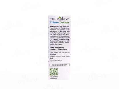 Melaglow Prime Depigmenting Lotion, 50gm.