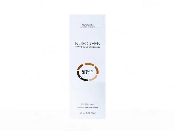 Nuscreen Matte Sunscreen Gel SPF 50+ PA++++ ,50GM.