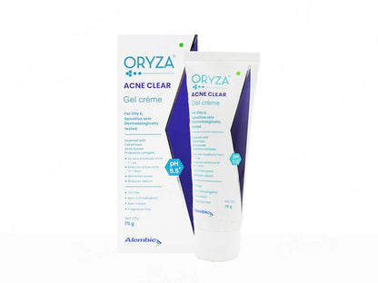 Oryza Acne Clear Gel Creme For Oily & Sensitive Skin 75gm.
