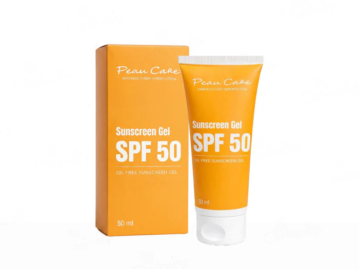 Peau Care Oil Free Sunscreen Gel SPF 50. 50ml.