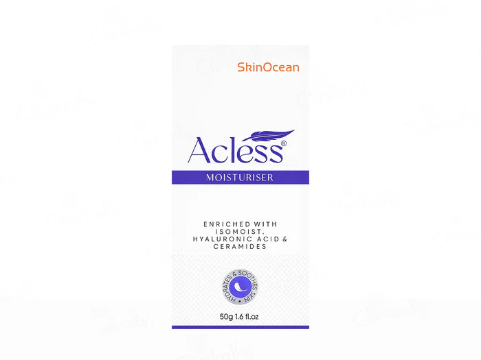 SkinOcean Acless Ceramides & Hyaluronic Acid Moisturiser, 50gm.