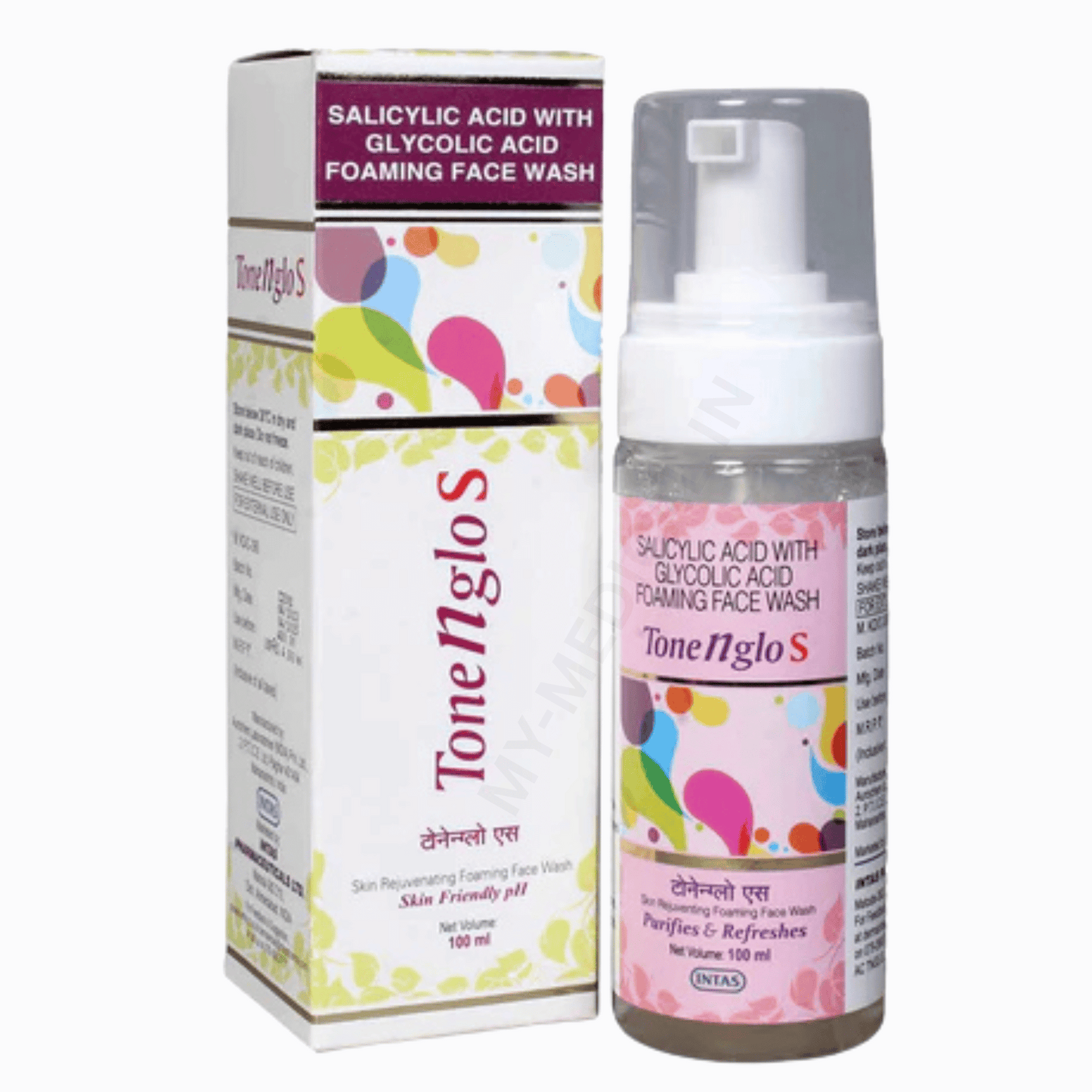 Tonenglo S Foaming Face Wash 100ml.