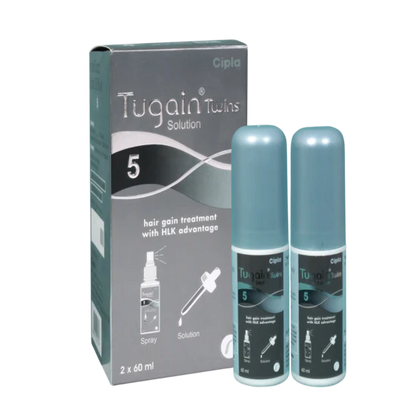 Tugain Twins 5 Solution (60ml*2) 120ml