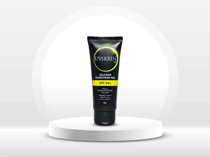 UVSkrin SS Silicone Sunscreen Gel SPF 50+, 50gm.