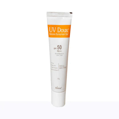 UV Doux Silicone Sunscreen Gel SPF 50, 50gm..