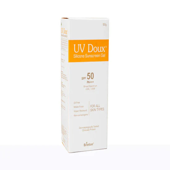 UV Doux Silicone Sunscreen Gel SPF 50, 50gm..