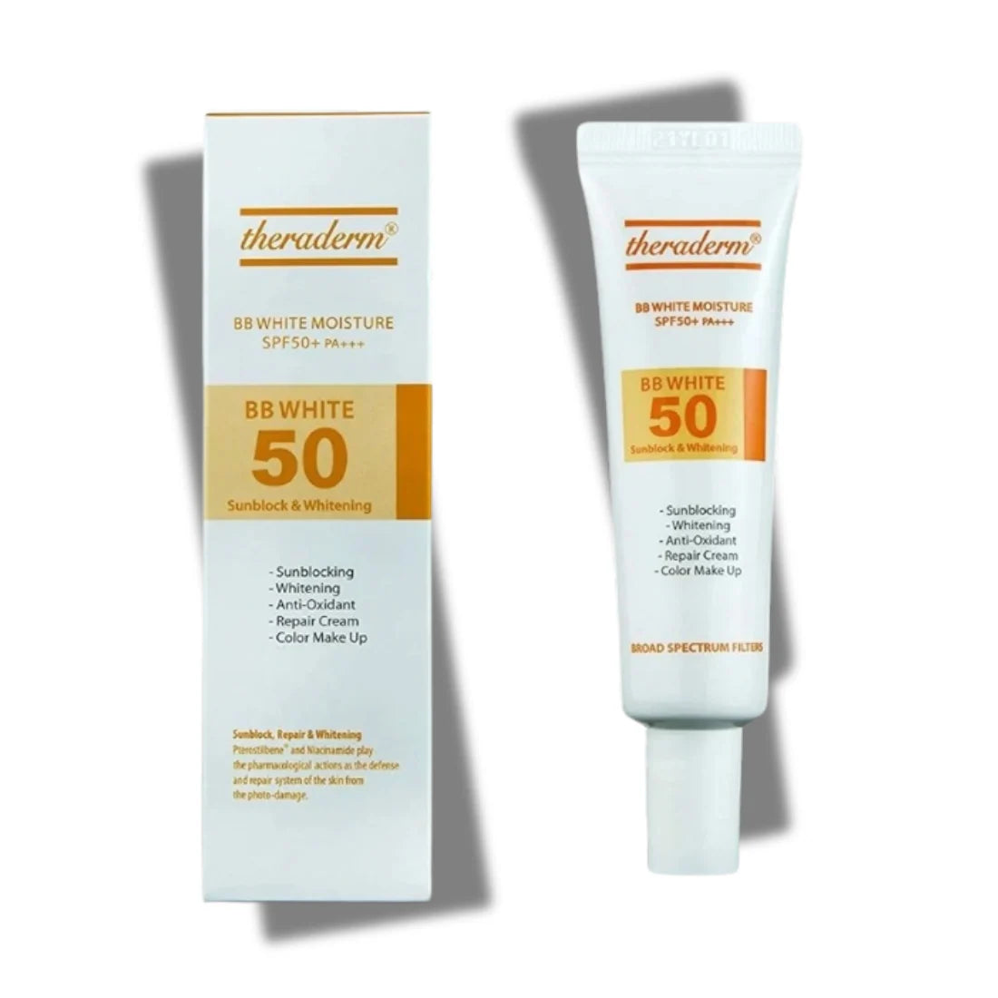 theraderm BB White Moisture SPF 50+ 20gm.