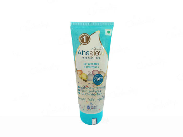 Ahaglow Advanced Skin Rejuvenating Face Wash Gel, 200g.