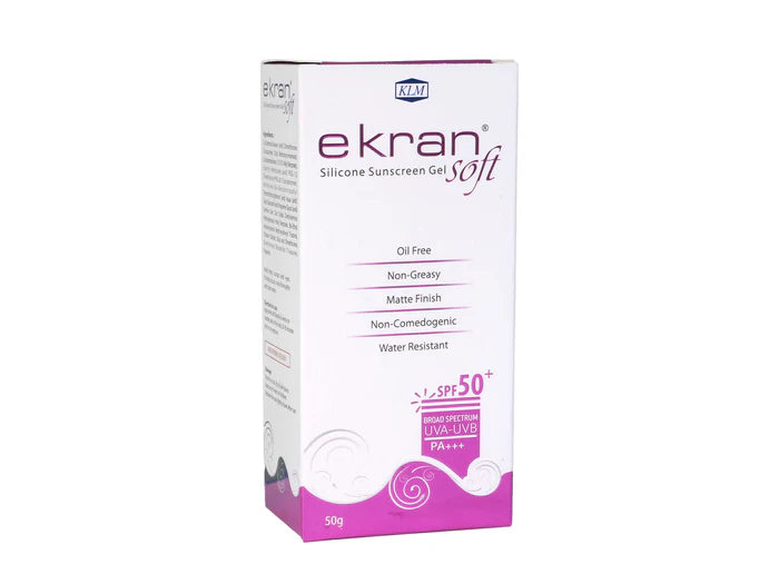 Ekran Soft Silicone Sunscreen Gel SPF 50+/PA+++, 50gm.