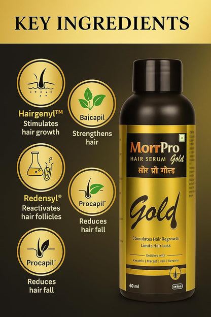 Morr Pro Gold Hair Serum 60ml.