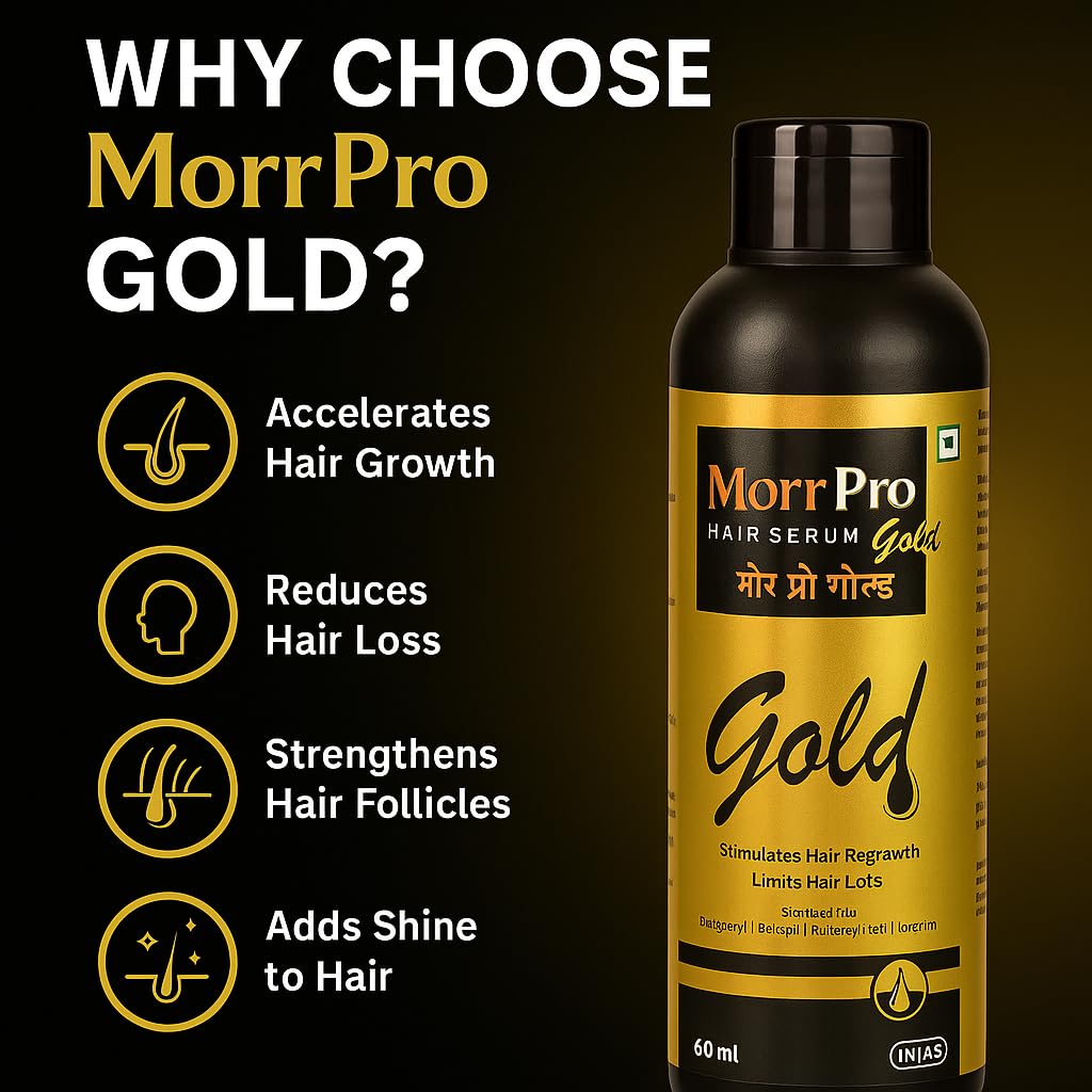 Morr Pro Gold Hair Serum 60ml.