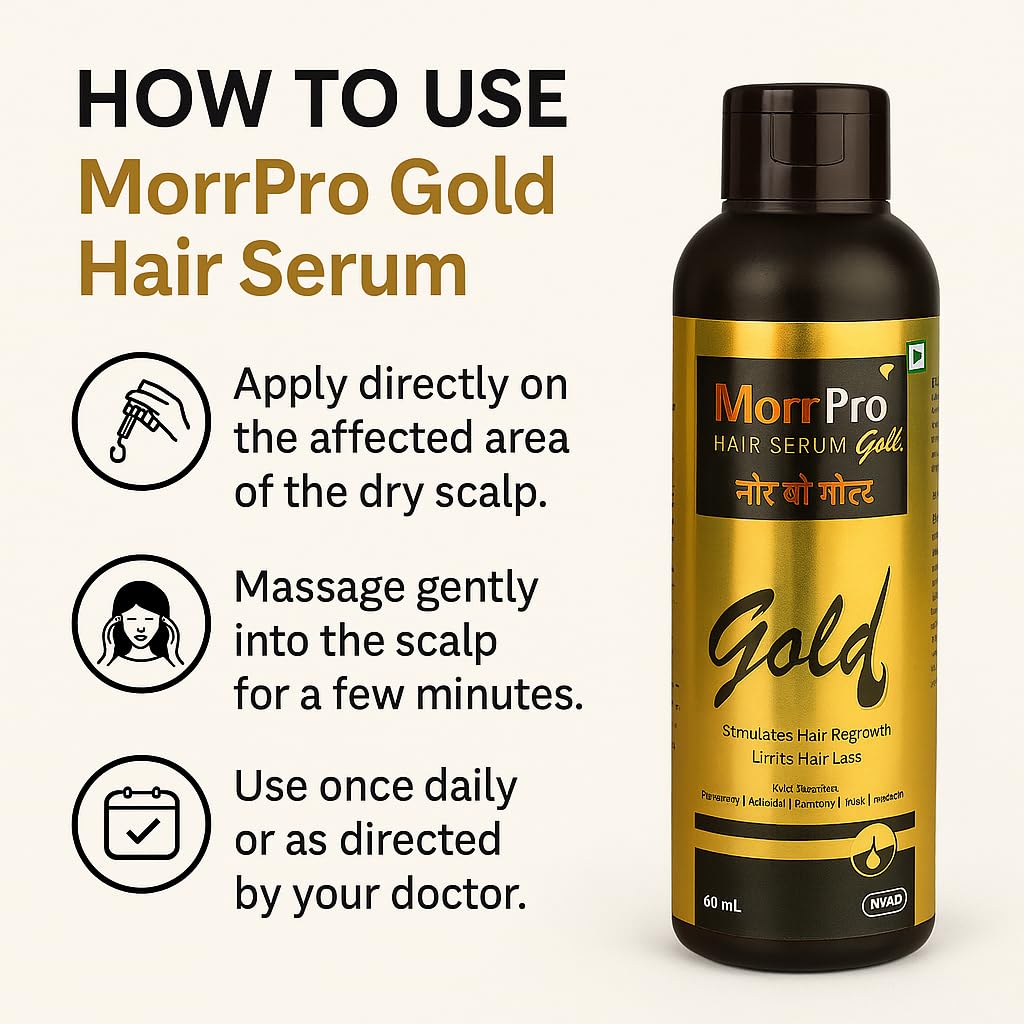 Morr Pro Gold Hair Serum 60ml.
